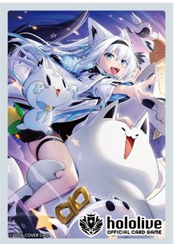 画像1: （本商品をご注文の際は入金期限にご注意ください）【hololive OFFICIAL CARD GAME】 オフィシャルホロカスリーブ Vol.4『白上フブキ』