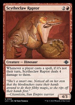 画像1: 【英語】鎌爪の猛竜/Scytheclaw Raptor