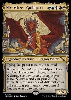 画像1: ☆特殊枠【英語】ギルドパクト、ニヴ＝ミゼット/Niv-Mizzet, Guildpact