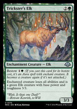 画像1: 【英語Foil】トリックスターの大鹿/Trickster's Elk