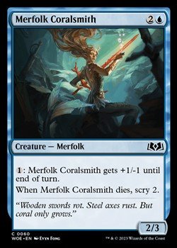 画像1: 【英語】マーフォークの珊瑚鍛冶/Merfolk Coralsmith