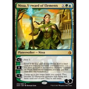 画像: 【英語】自然に仕える者、ニッサ/Nissa, Steward of Elements