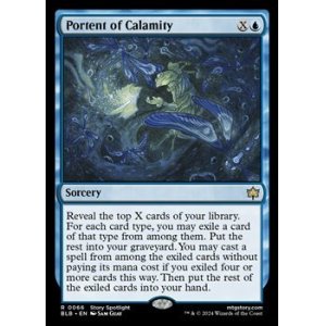 画像: 【英語Foil】災厄の先触れ/Portent of Calamity