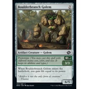 画像: 【英語】岩枝のゴーレム/Boulderbranch Golem