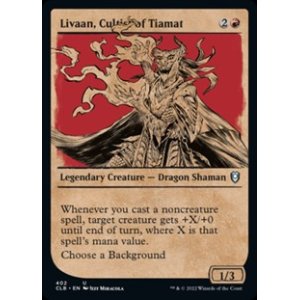 画像: ☆特殊枠【英語】ティアマトの信者、リヴァーン/Livaan, Cultist of Tiamat