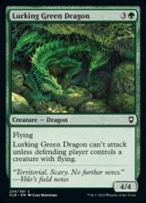 画像: 【英語】隠れ潜むグリーン・ドラゴン/Lurking Green Dragon