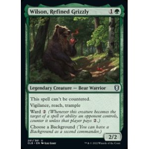 画像: 【英語】上品な灰色熊、ウィルソン/Wilson, Refined Grizzly