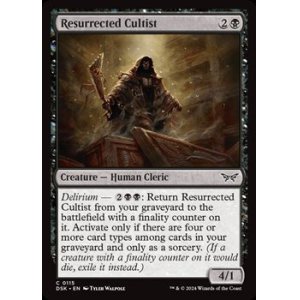 画像: 【英語Foil】復活した崇拝者/Resurrected Cultist