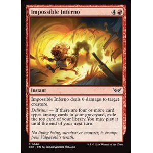 画像: 【英語Foil】不可能な業火/Impossible Inferno