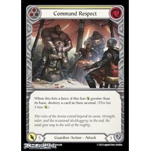 画像: 【EN Rainbow Foil】Command Respect(072)