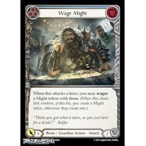 画像: 【EN Rainbow Foil】Wage Might(151)