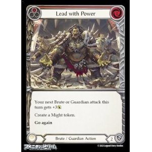 画像: 【EN Rainbow Foil】Lead with Power(152)