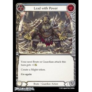 画像: 【EN Rainbow Foil】Lead with Power(154)