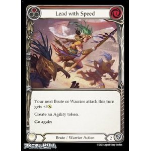 画像: 【EN Rainbow Foil】Lead with Speed(172)