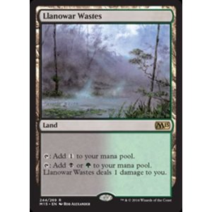 画像: 【英語】ラノワールの荒原/Llanowar Wastes