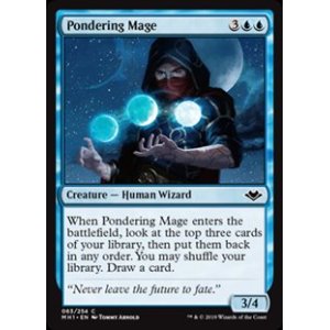 画像: 【英語】思案する魔道士/Pondering Mage