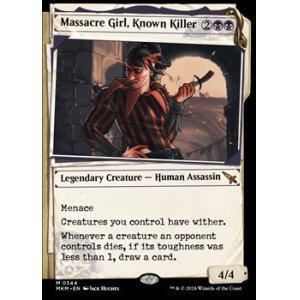 画像: ☆特殊枠【英語】名うての殺人鬼、虐殺少女/Massacre Girl, Known Killer