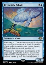 画像: 【英語Foil】夢潮の鯨/Dreamtide Whale