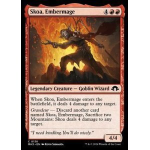 画像: 【英語Foil】熾火魔道士、スコア/Skoa, Embermage