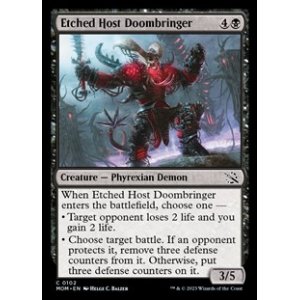 画像: 【英語】刻印の徒党の破滅運び/Etched Host Doombringer