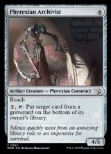 画像: 【英語】ファイレクシアの文書管理人/Phyrexian Archivist