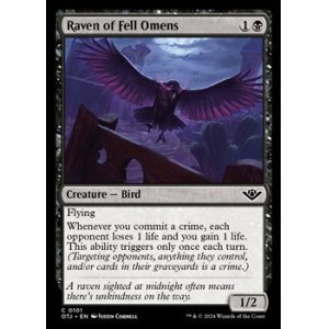 画像: 【英語】不吉な前兆の鴉/Raven of Fell Omens