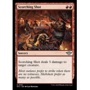 画像: 【英語Foil】焦熱の射撃/Scorching Shot