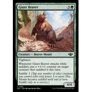 画像: 【英語Foil】巨大ビーバー/Giant Beaver