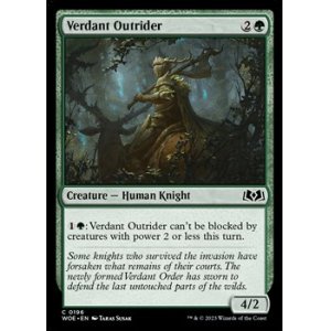 画像: 【英語】新緑の偵騎/Verdant Outrider