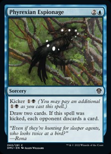 画像1: 【英語】ファイレクシア流諜報術/Phyrexian Espionage (1)