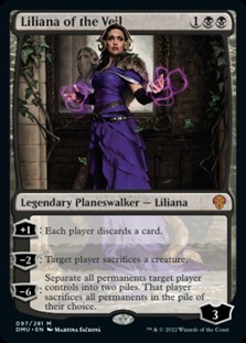 画像1: 【英語】ヴェールのリリアナ/Liliana of the Veil (1)