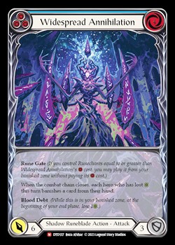 画像1: 【EN Extended Art Rainbow Foil】Widespread Annihilation (1)