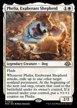 画像1: 【英語Foil】溌剌の牧羊犬、フィリア/Phelia, Exuberant Shepherd (1)