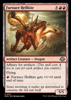 画像1: 【英語】焼炉のヘルカイト/Furnace Hellkite (1)