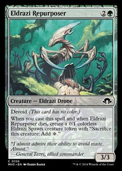 画像1: 【英語】エルドラージの再利用者/Eldrazi Repurposer (1)