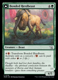 画像1: 【英語】結束した群獣/Bonded Herdbeast (1)